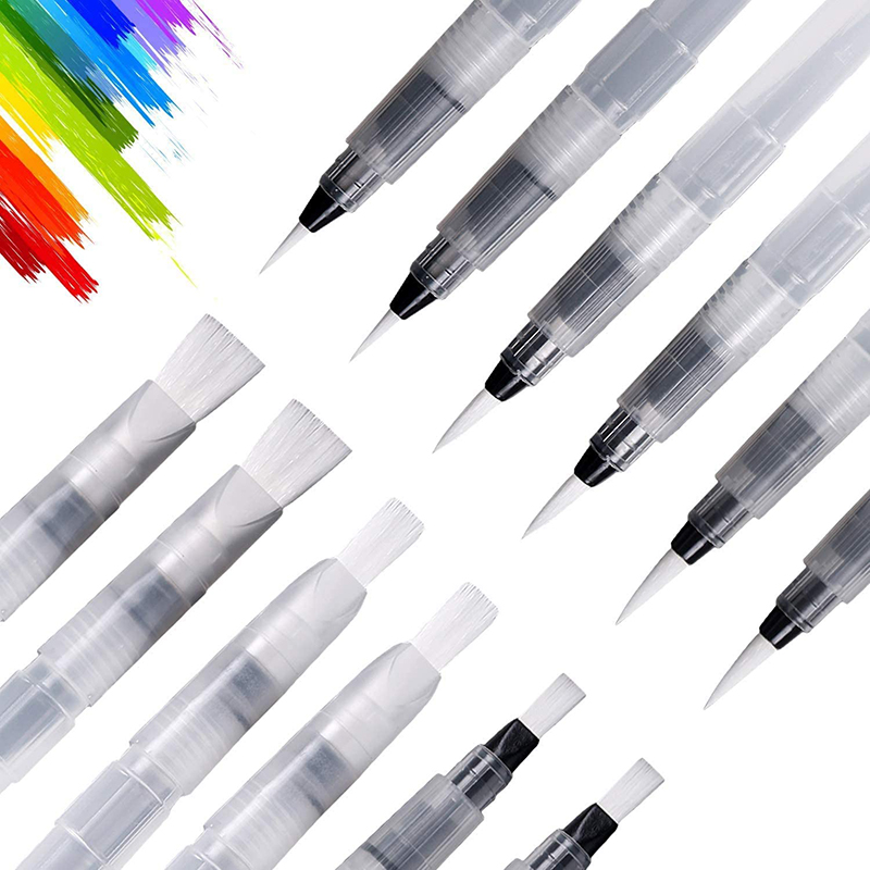 12 Piece Water Color Brush Pen Set, Watercolor Paint Pens for Painting Markers